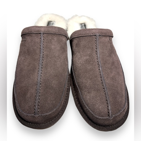UGG Koolaburra NEW Men's Size 9 Bordon Slipper Scuff Brown Suede No Box - Picture 2 of 8